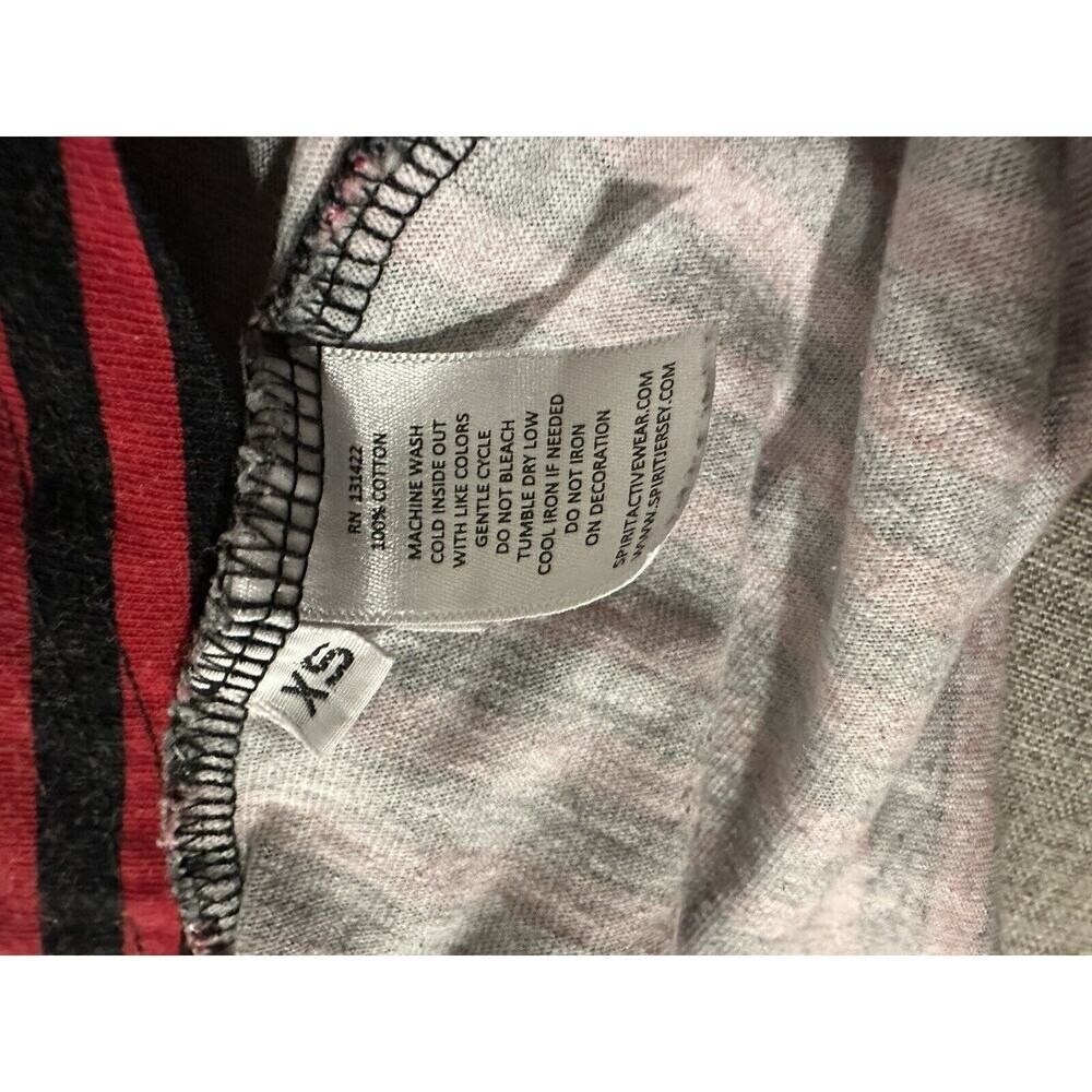 Pirates of the Caribbean‎ Spirit Jersey Shirt Adult XS Red Black Striped Disney - Picture 8 of 10
